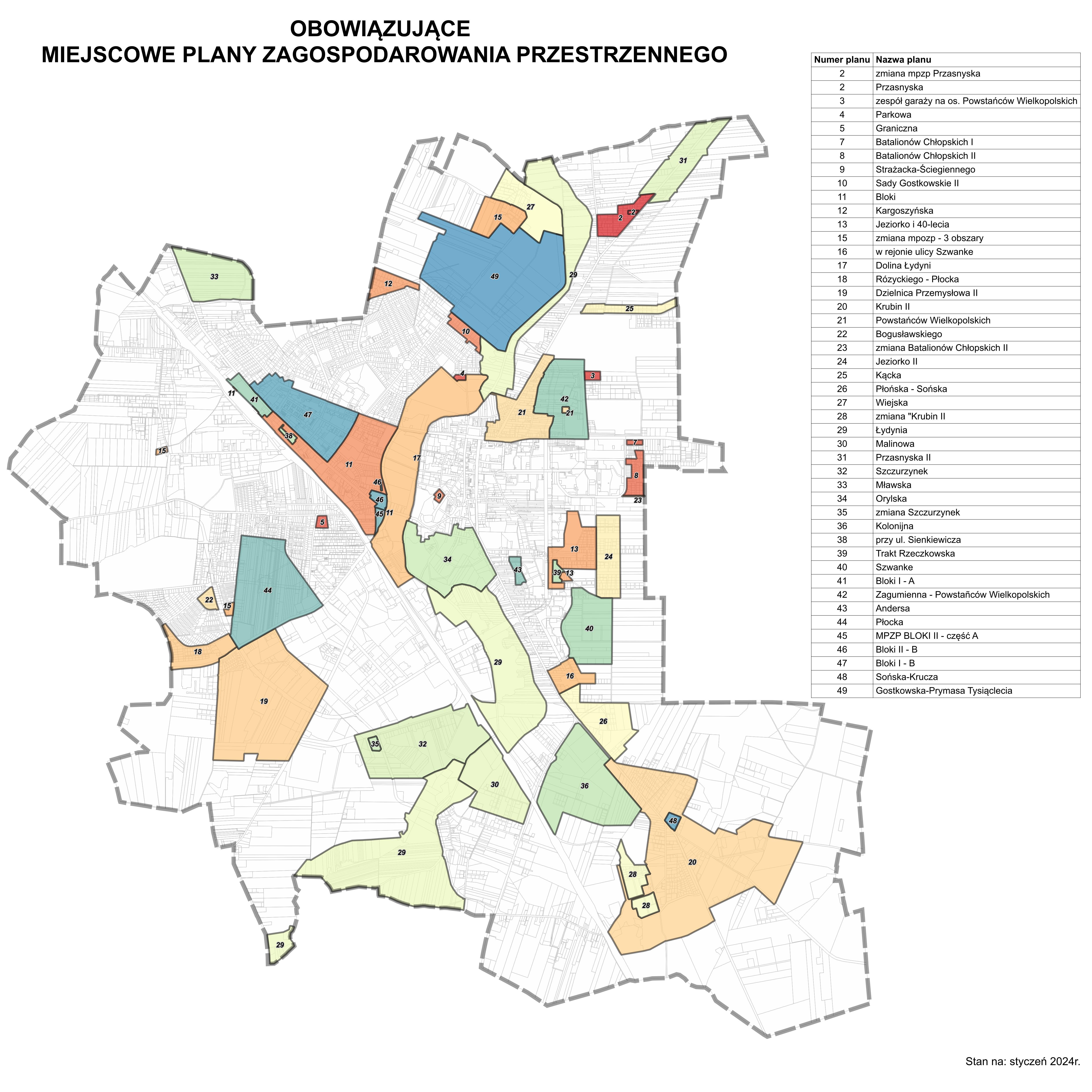 MPZP obowiązujące - schemat